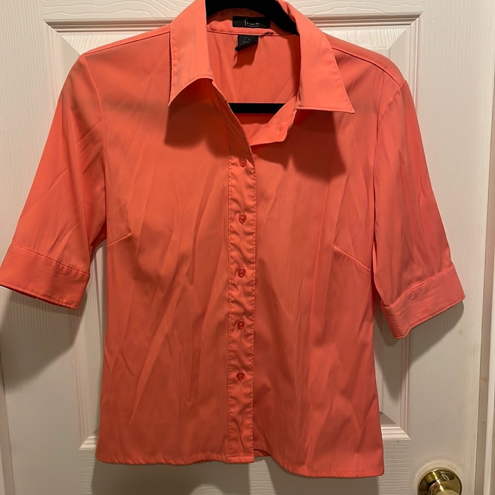 Frenchi half sleeve button down shirt